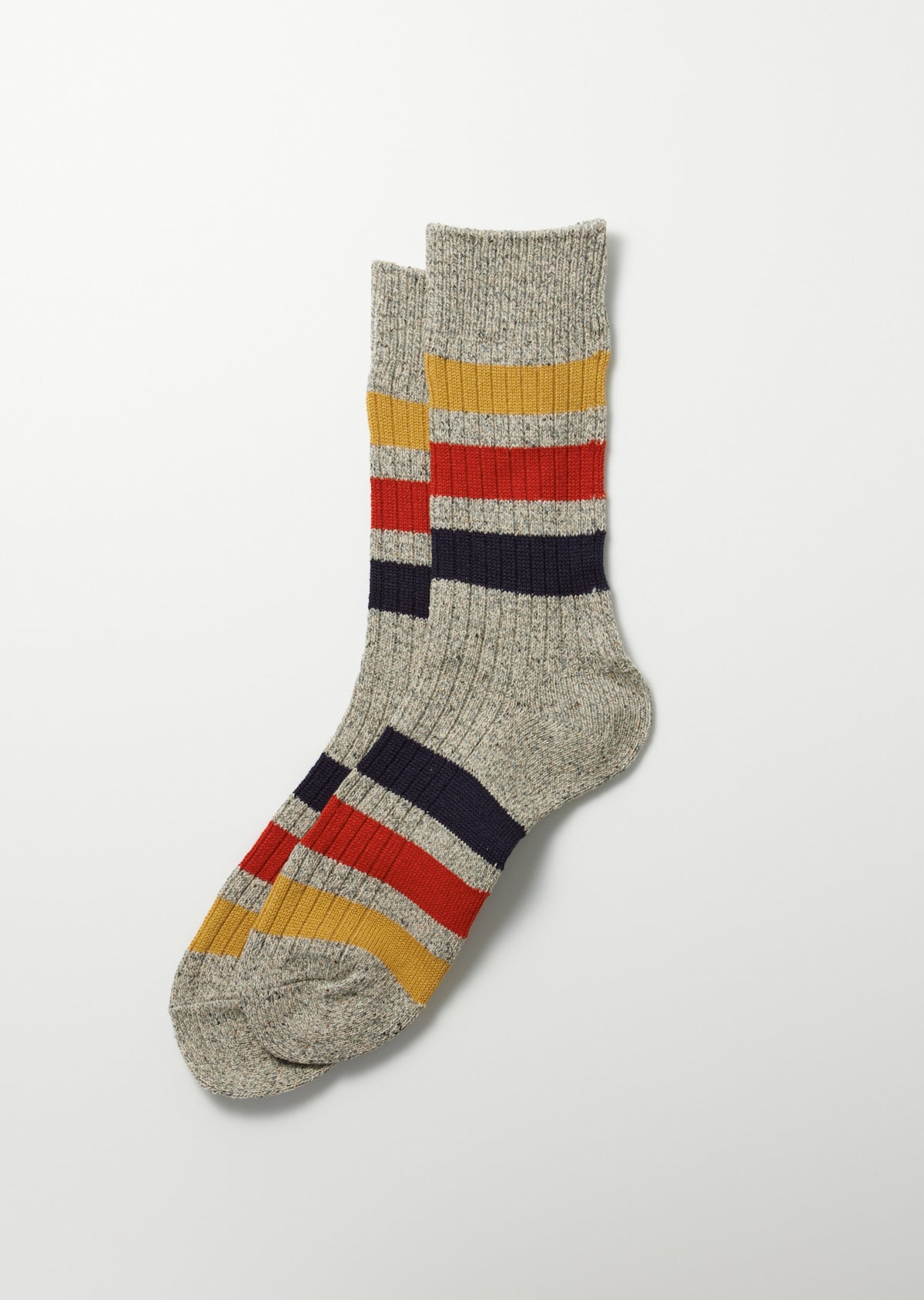 ROTOTO Park Stripe Crew Socks