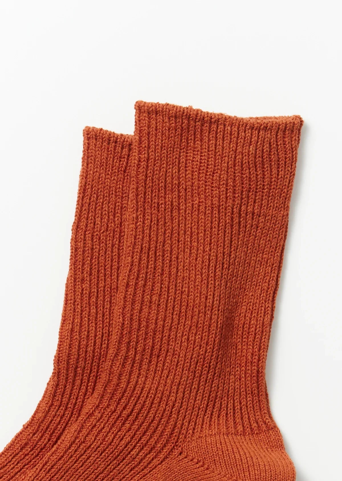 ROTOTO Washi / Recycled Cotton Ribbed Crew Sock