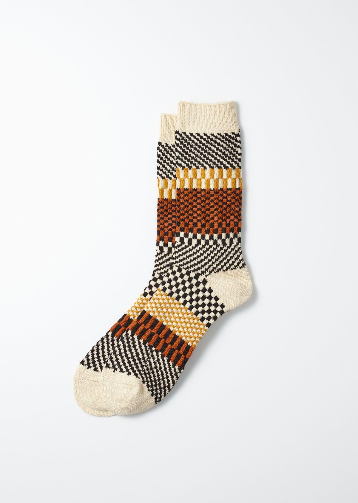 ROTOTO Check & Step Socks
