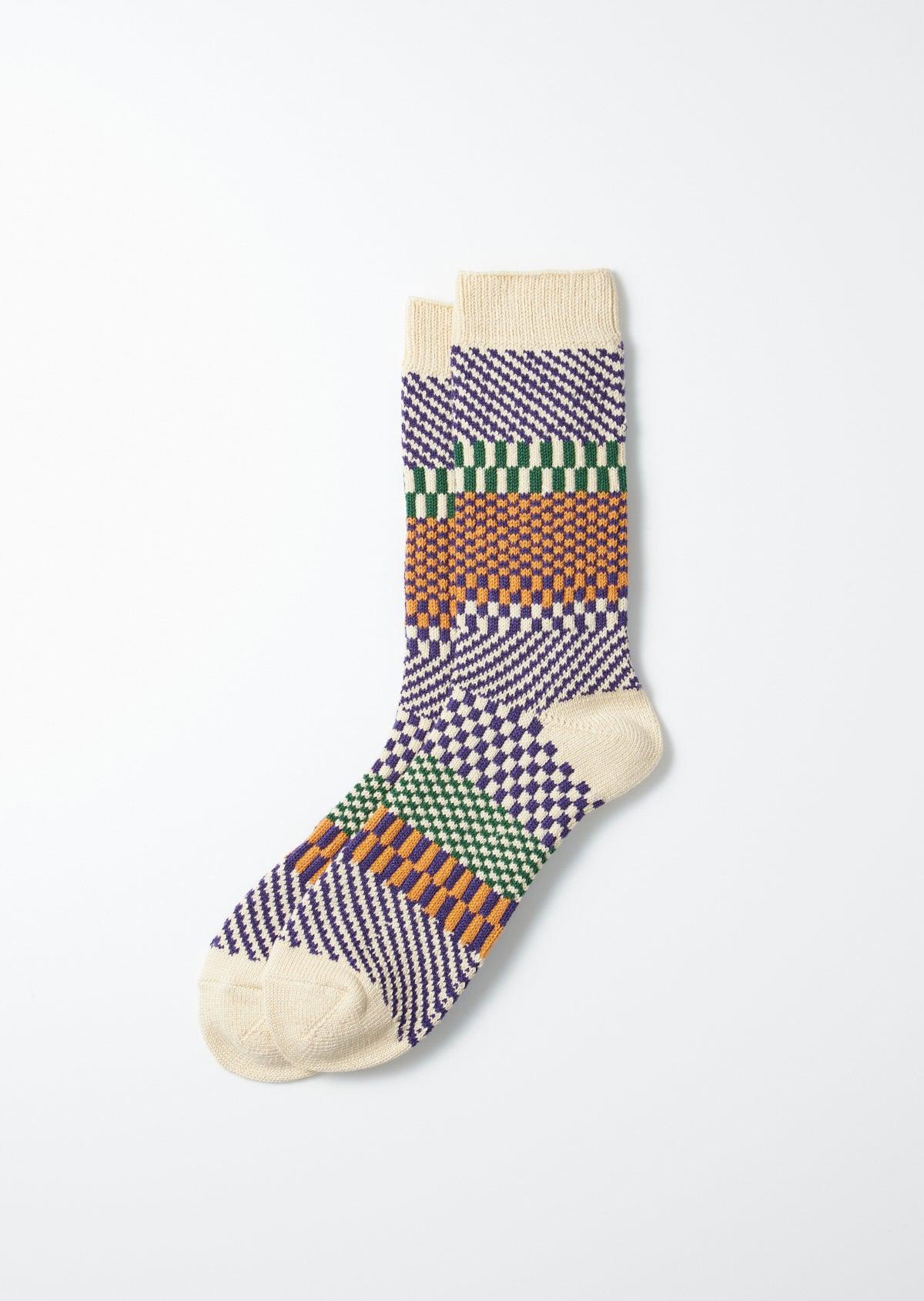 ROTOTO Check & Step Socks