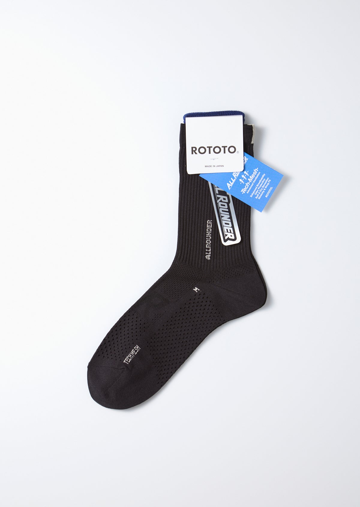 ROTOTO AllRounder Tech-Mesh Crew Sock