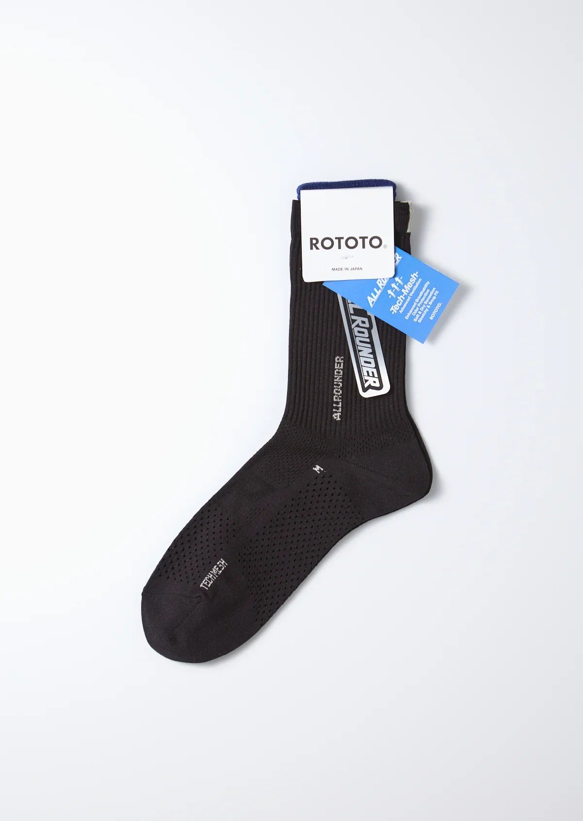 ROTOTO AllRounder Tech-Mesh Crew Sock