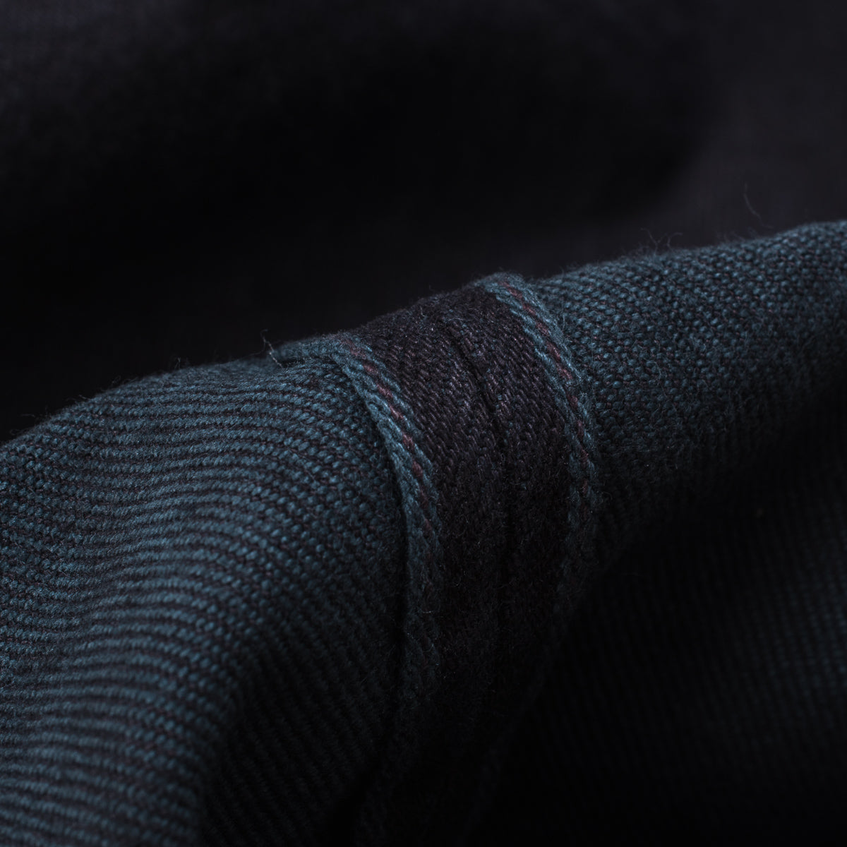Iron Heart IH-634S-142od 14oz Selvedge Denim Straight Cut Jeans - Indigo Overdyed Black