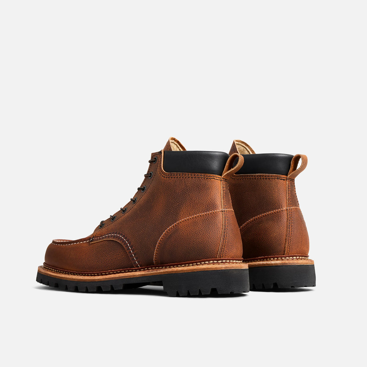 Red Wing 8213 - 6in Norway Moc - Copper Rough & Tough Scotch Grain