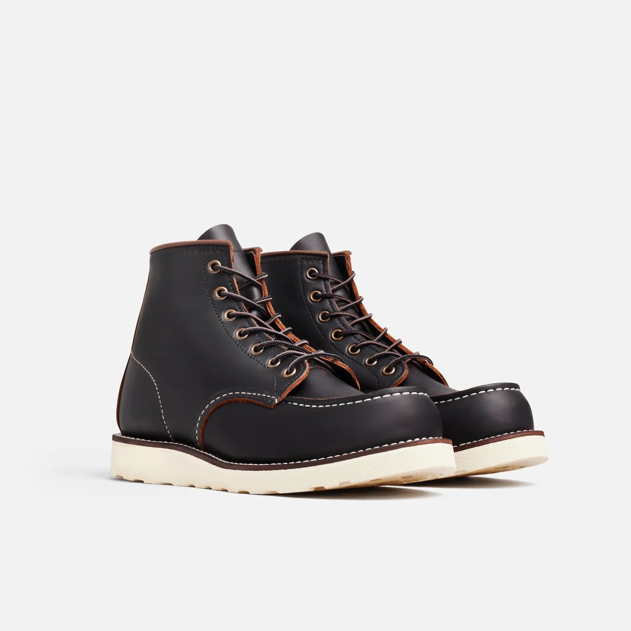 Red Wing 8849 - 6in Classic Moc Toe - Black Prairie Leather