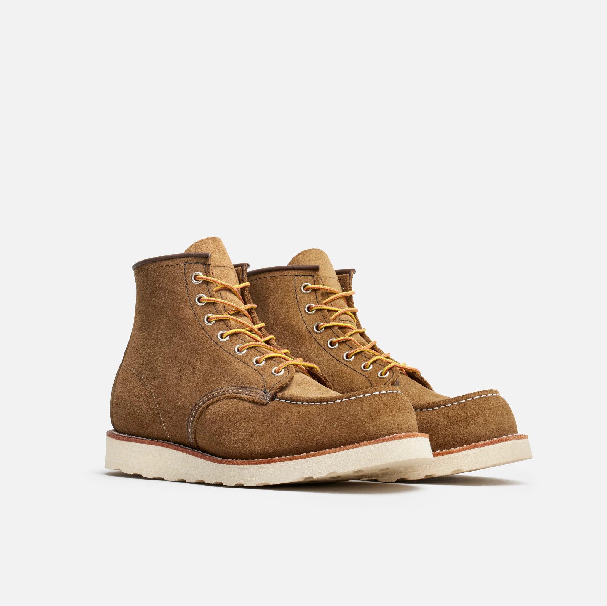 Red Wing 8881 - 6in Classic Moc Toe - Olive Mohave Leather