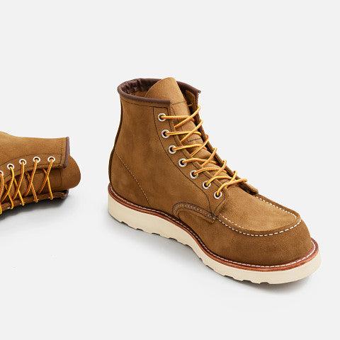 Red Wing 8881 - 6in Classic Moc Toe - Olive Mohave Leather