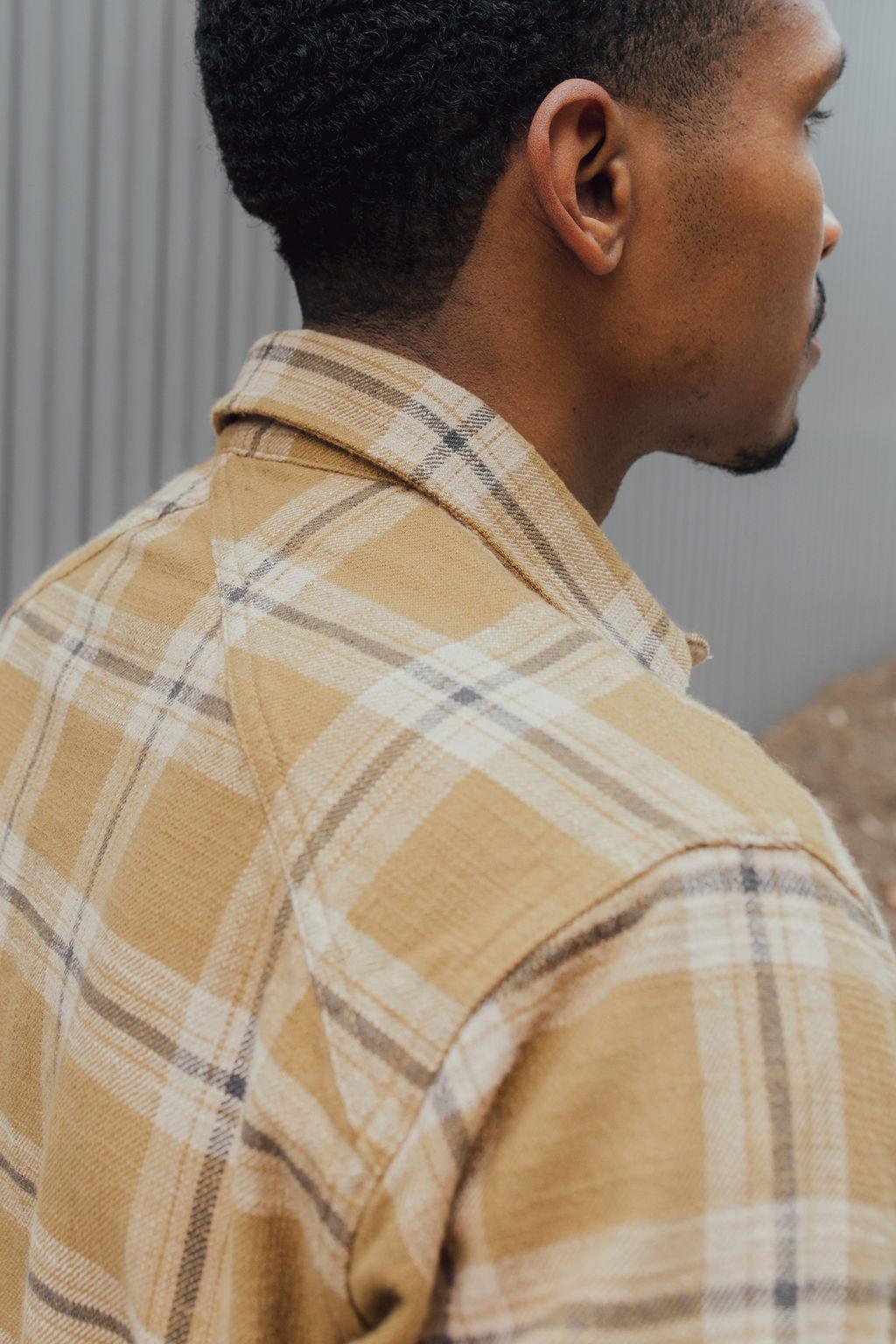 3sixteen Crosscut Flannel - Coyote Slub