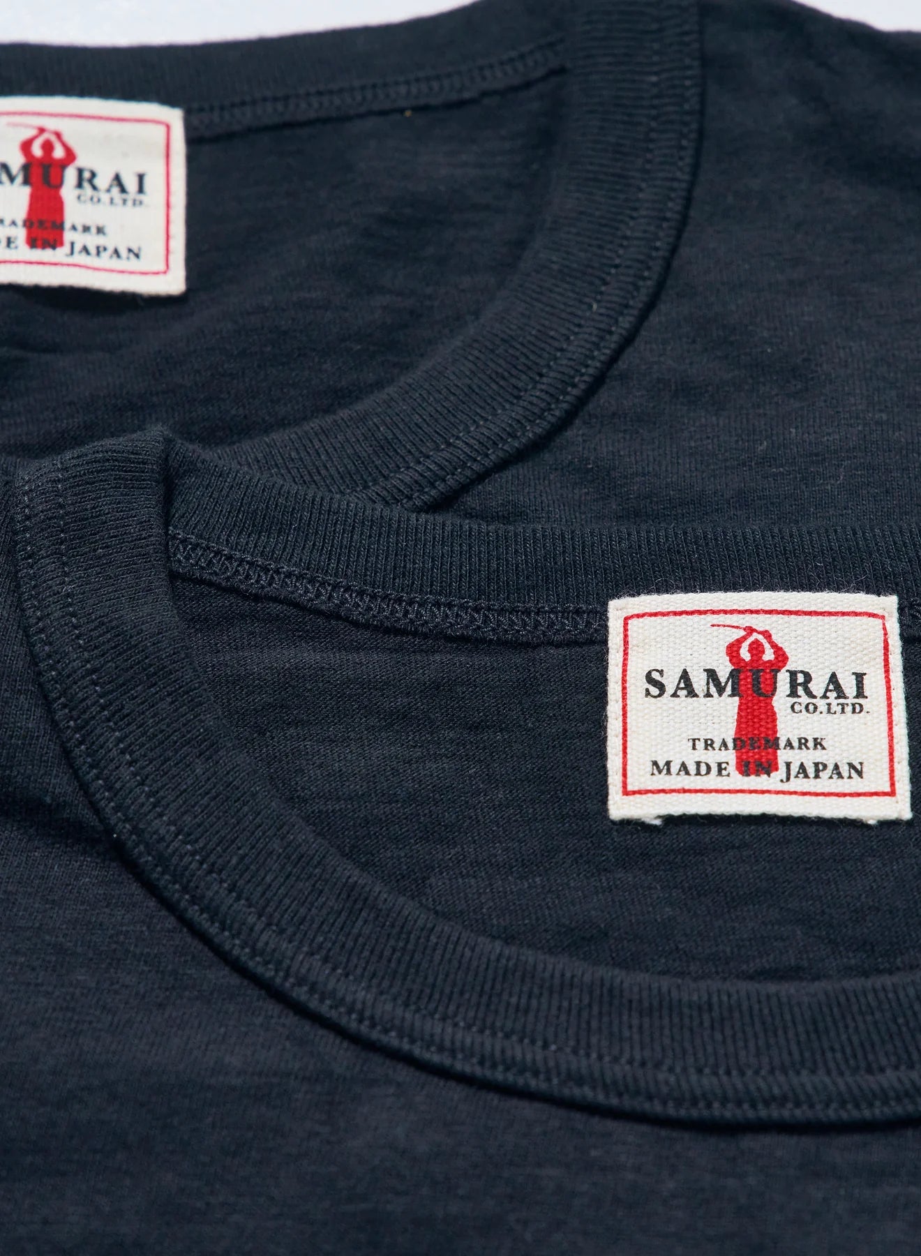 Samurai SJ2PST-CREW Medium Weight 2pk Tees - Black