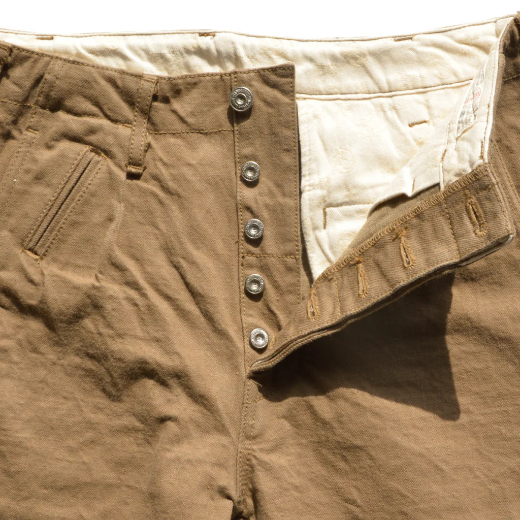 Samurai SJ48CP 15oz Khaki Chino - Wide Straight Trousers