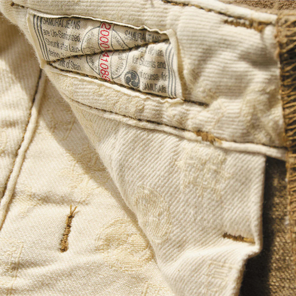 Samurai SJ48CP 15oz Khaki Chino - Wide Straight Trousers