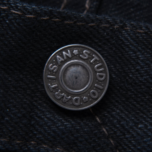 Studio D'Artisan SP-120 45th Anniversary 18oz Amami Mud-dyed Indigo Straight Fit - One Washed