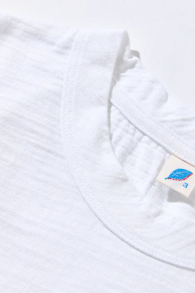 Pure Blue Japan 8oz Slub Jersey T-shirt - White