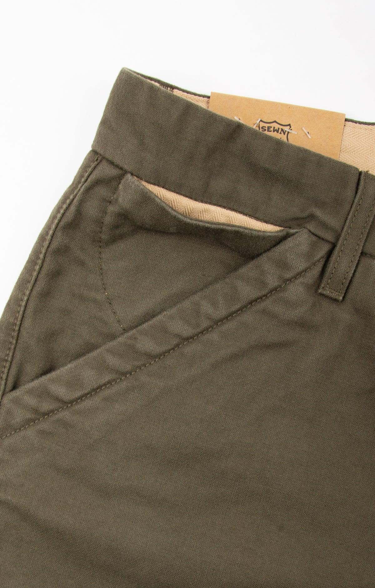 Freenote Cloth Workers Chino- Olive