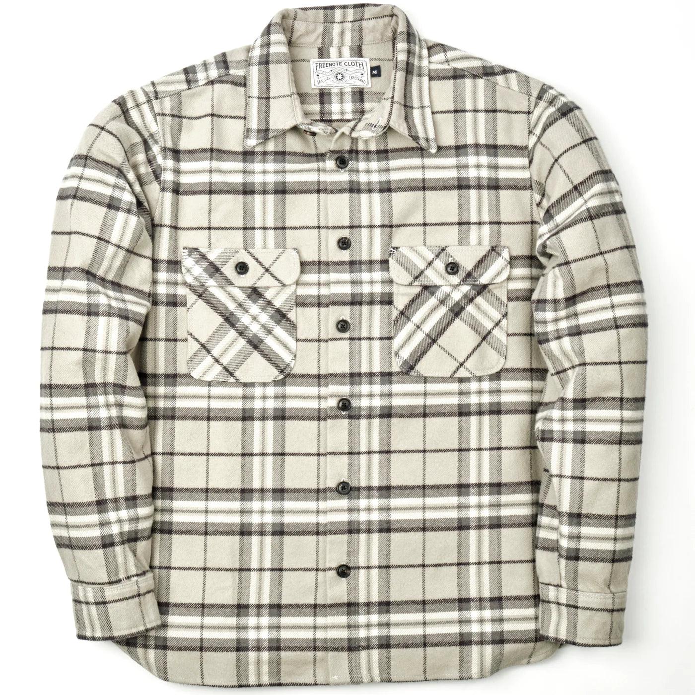 Freenote Cloth Benson Flannel - Sea Wolf Plaid