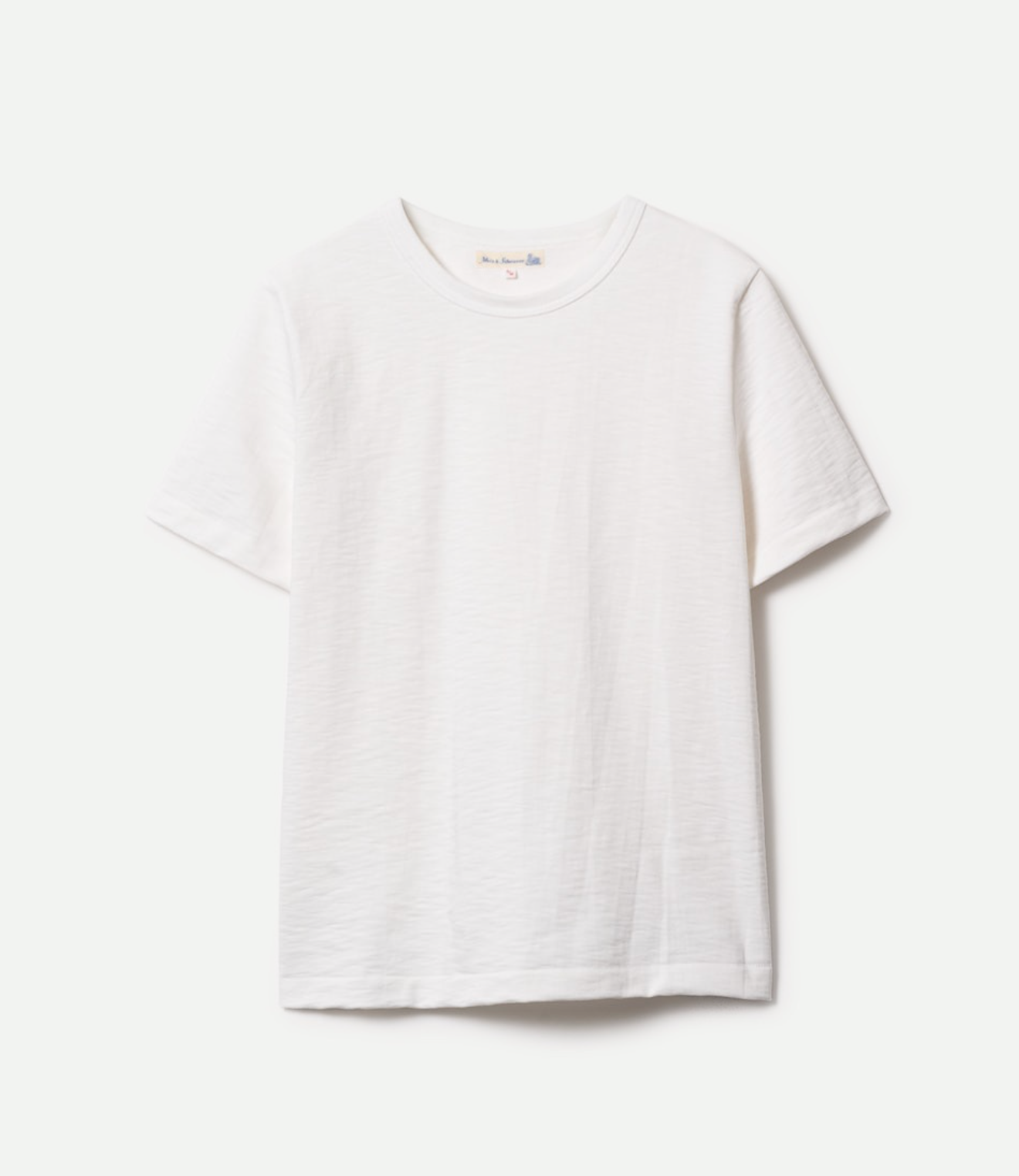 Merz b. Schwanen 2S14 Loopwheeled Relaxed Fit Heavyweight T-Shirt - White