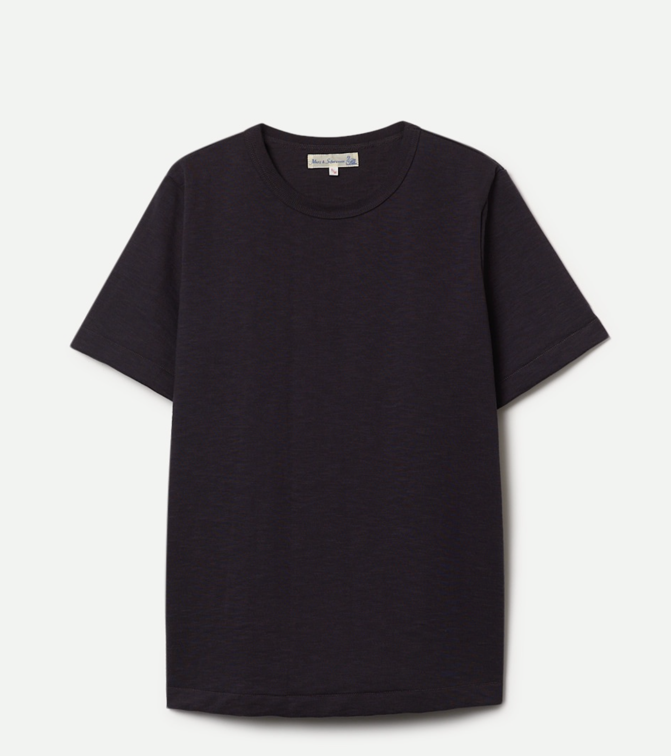 Merz b. Schwanen 2S14 Loopwheeled Relaxed Fit Heavyweight T-Shirt - Charcoal