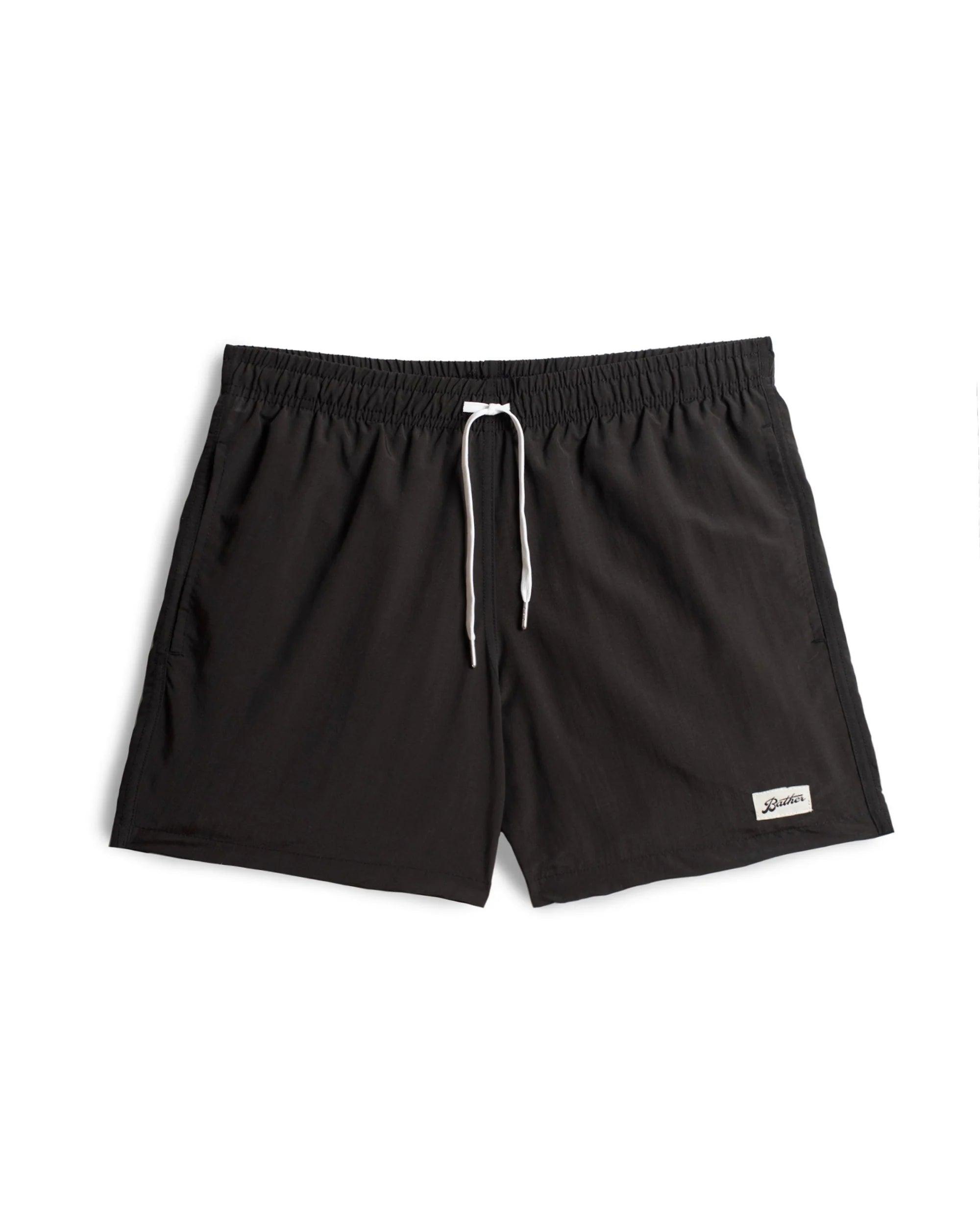 Bather Swim Trunk - Solid Black