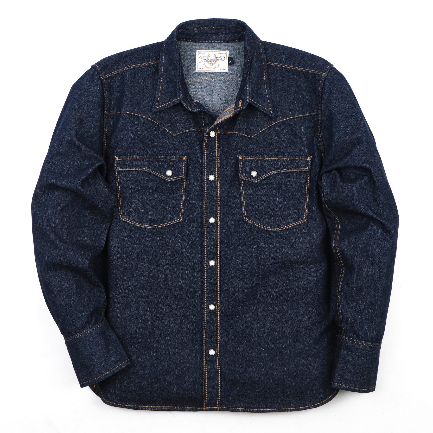 Freenote Cloth Calico Western Shirt - 9oz Indigo