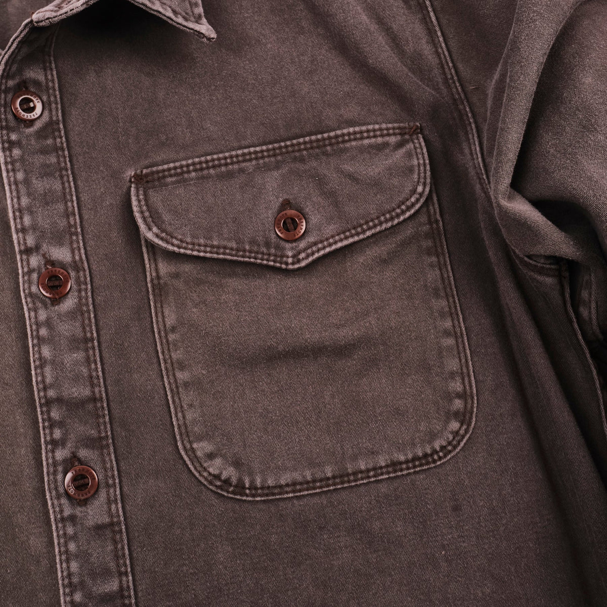 Freenote Cloth Utility Shirt - Chocolate
