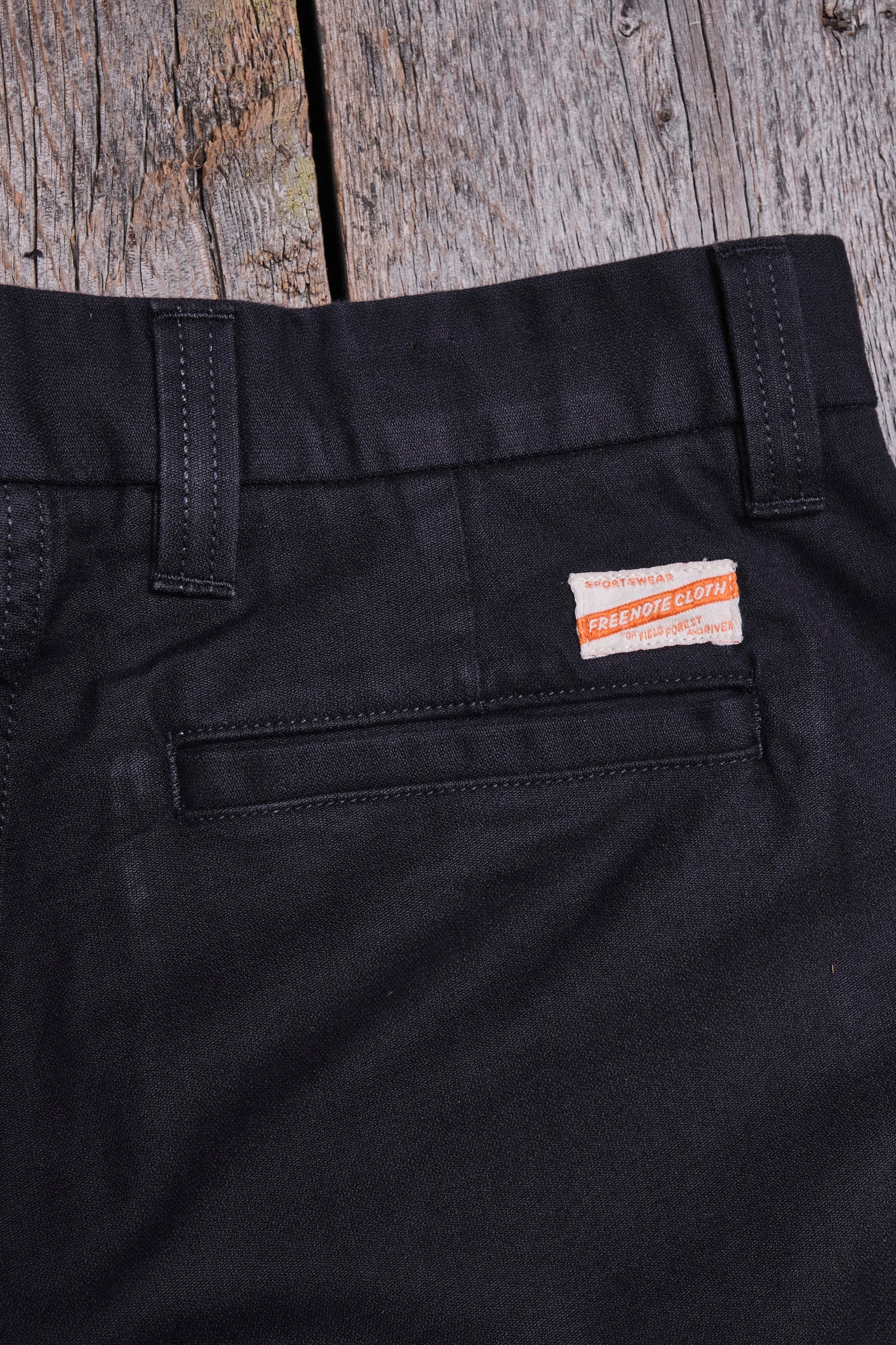 Freenote Cloth Deck Pant Straight Fit - Black