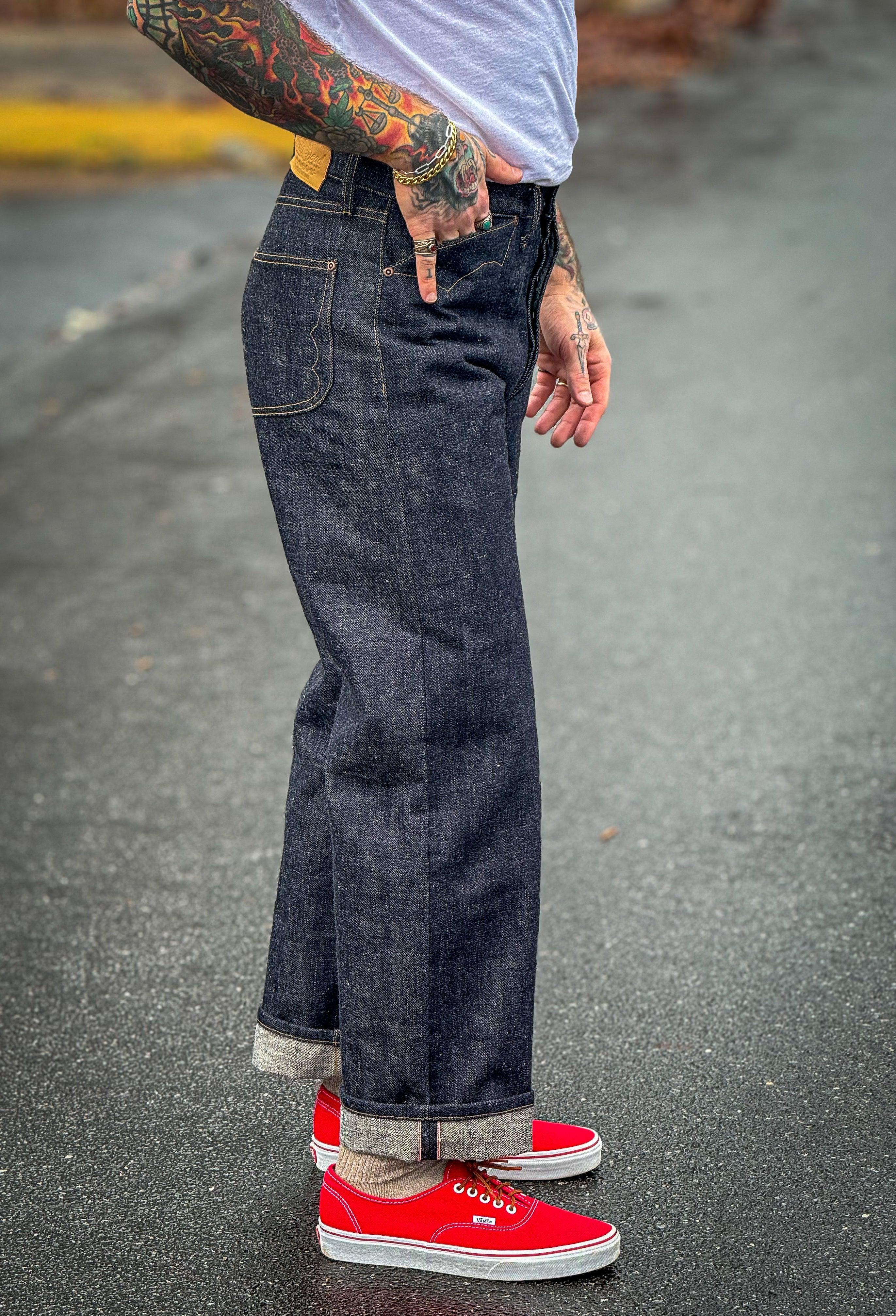 Brain Dead Type 00 15.5oz Slub Denim - Indigo – Guilty Party