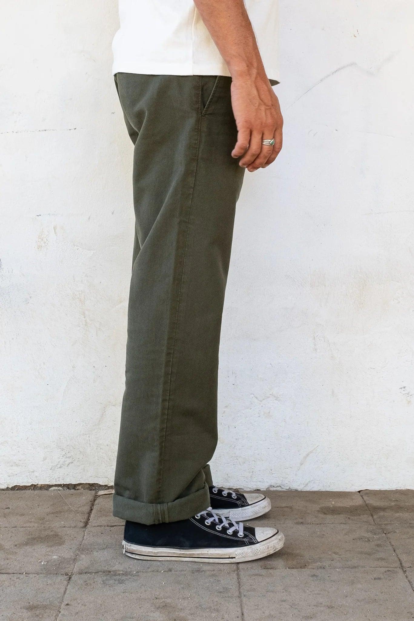 Deck Pant Straight Fit - Olive - Guilty Party