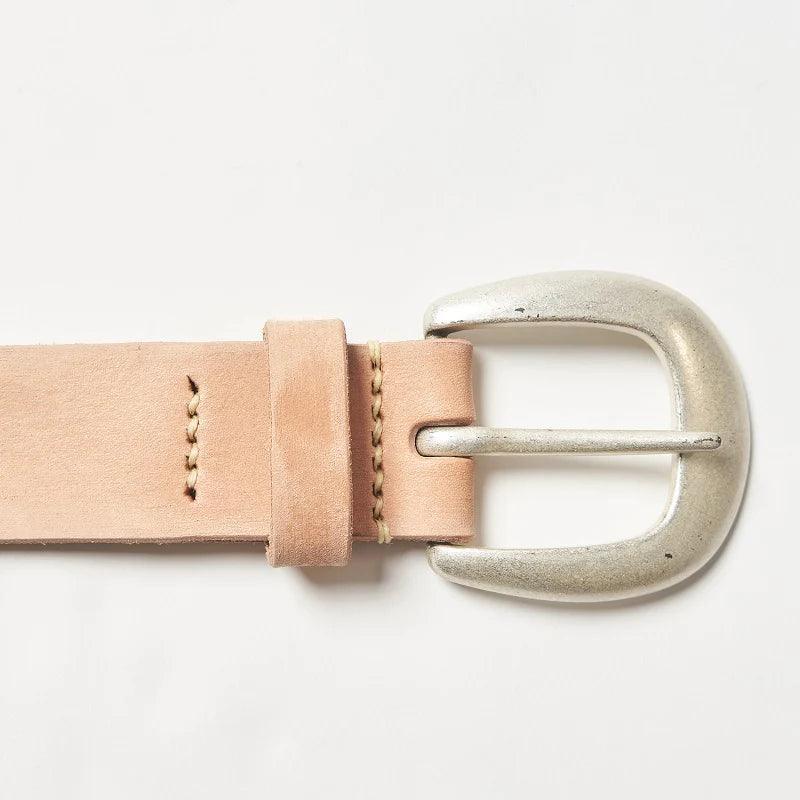 Fullcount 6210 Wild Leather Belt - Natural - Guilty Party