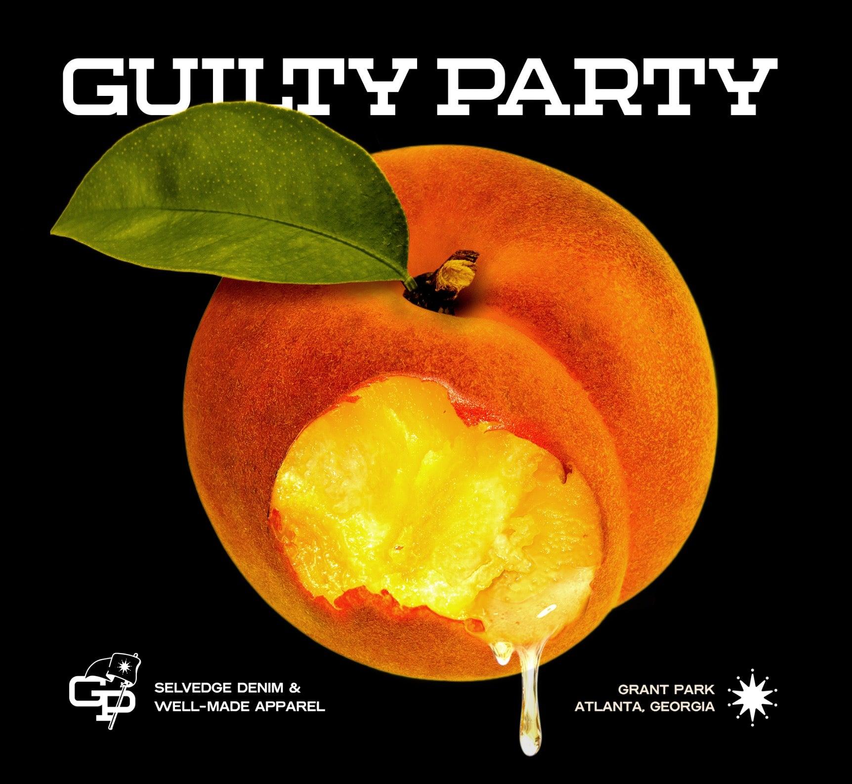Peach Tee - Black - Guilty Party