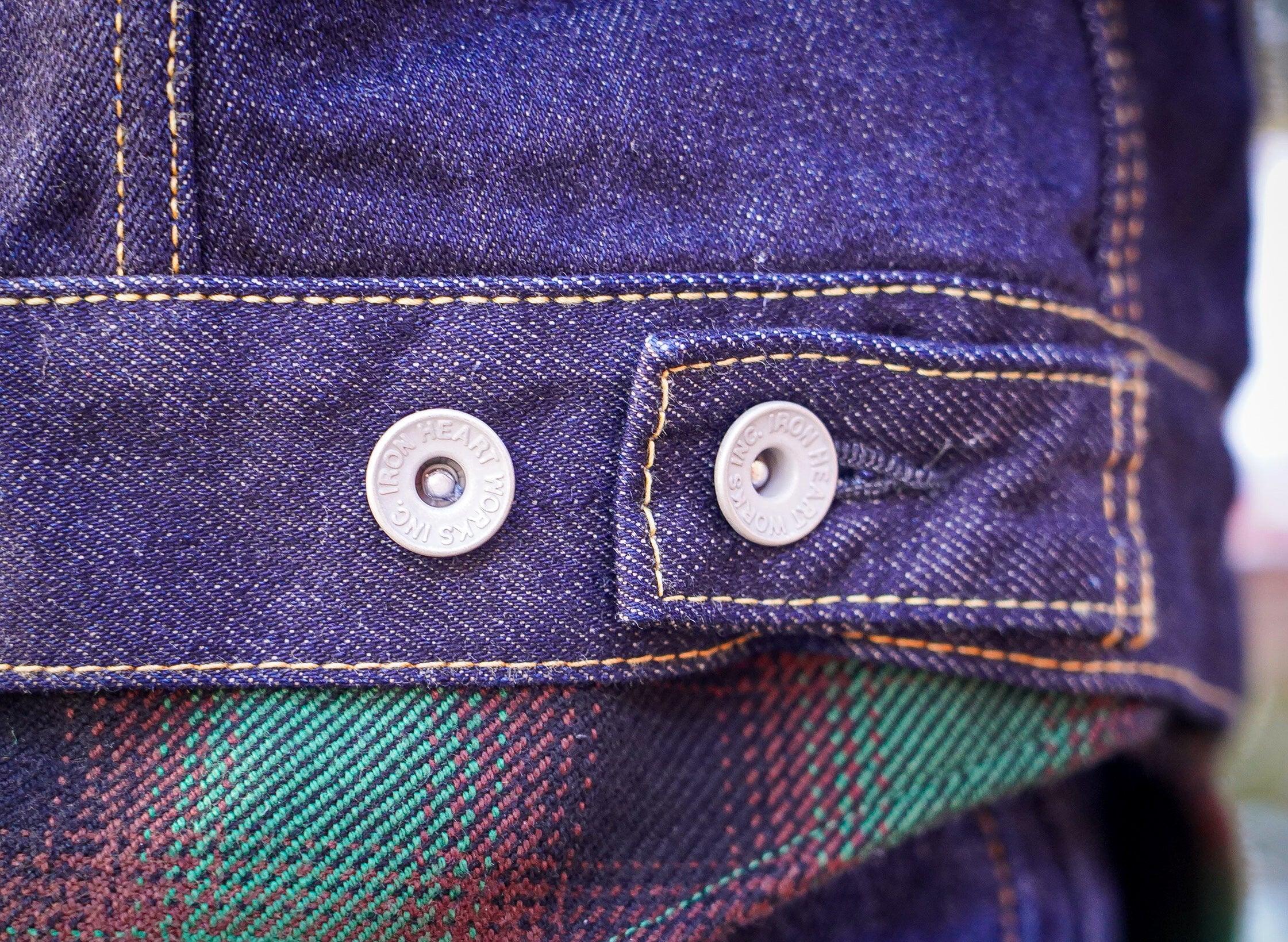 Iron Heart IH-526J-142 14oz Selvedge Denim Modified Type III Jacket - Indigo - Guilty Party