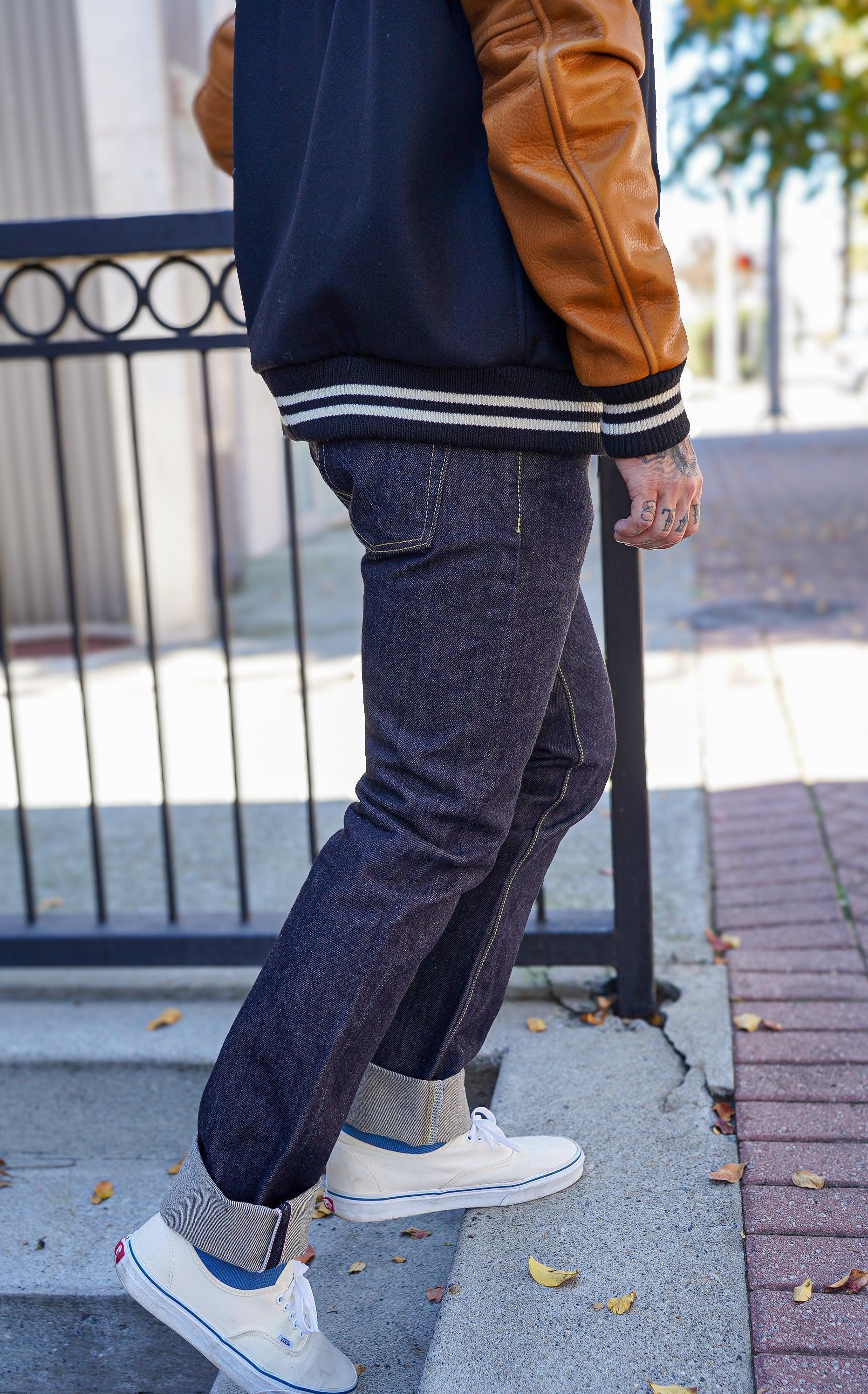 Iron Heart IH-555S-21 21oz Selvedge Denim Super Slim Cut Jeans - Indigo - Guilty Party