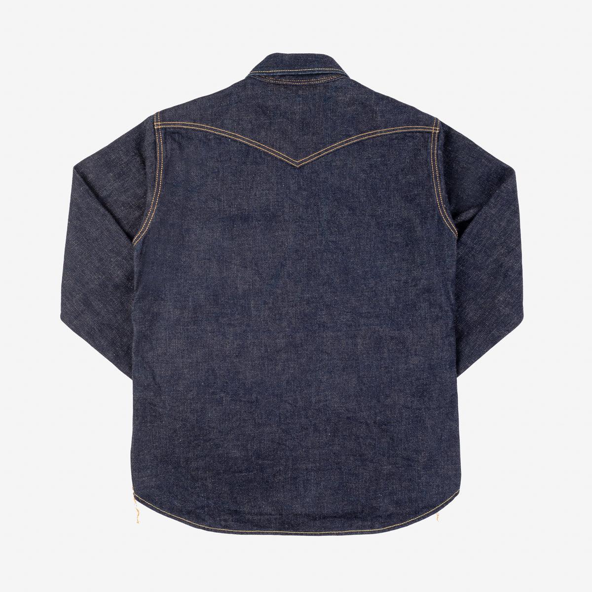 Iron Heart IHSH-292-IND 18oz Vintage Selvedge Denim CPO Shirt - Indigo - Guilty Party