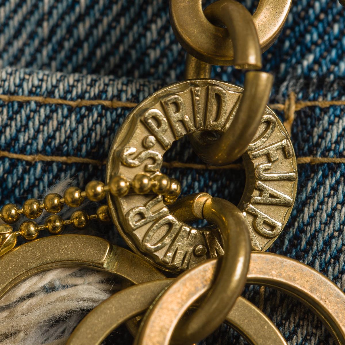 IHW-10 Brass Key Hook w/ Rings - Guilty Party