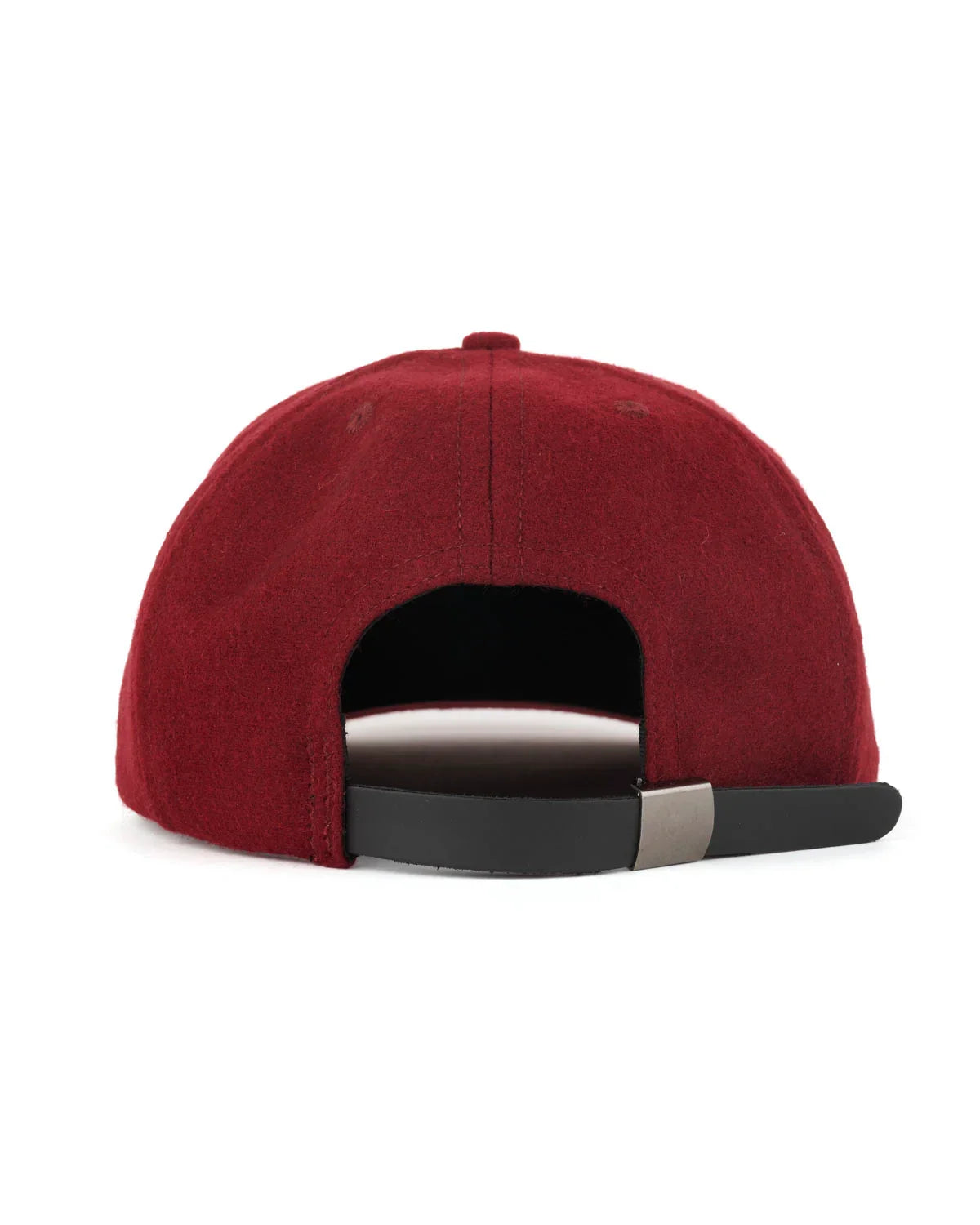 Brain Dead Flannel Classic Logohead 6 Panel Hat - Burgundy