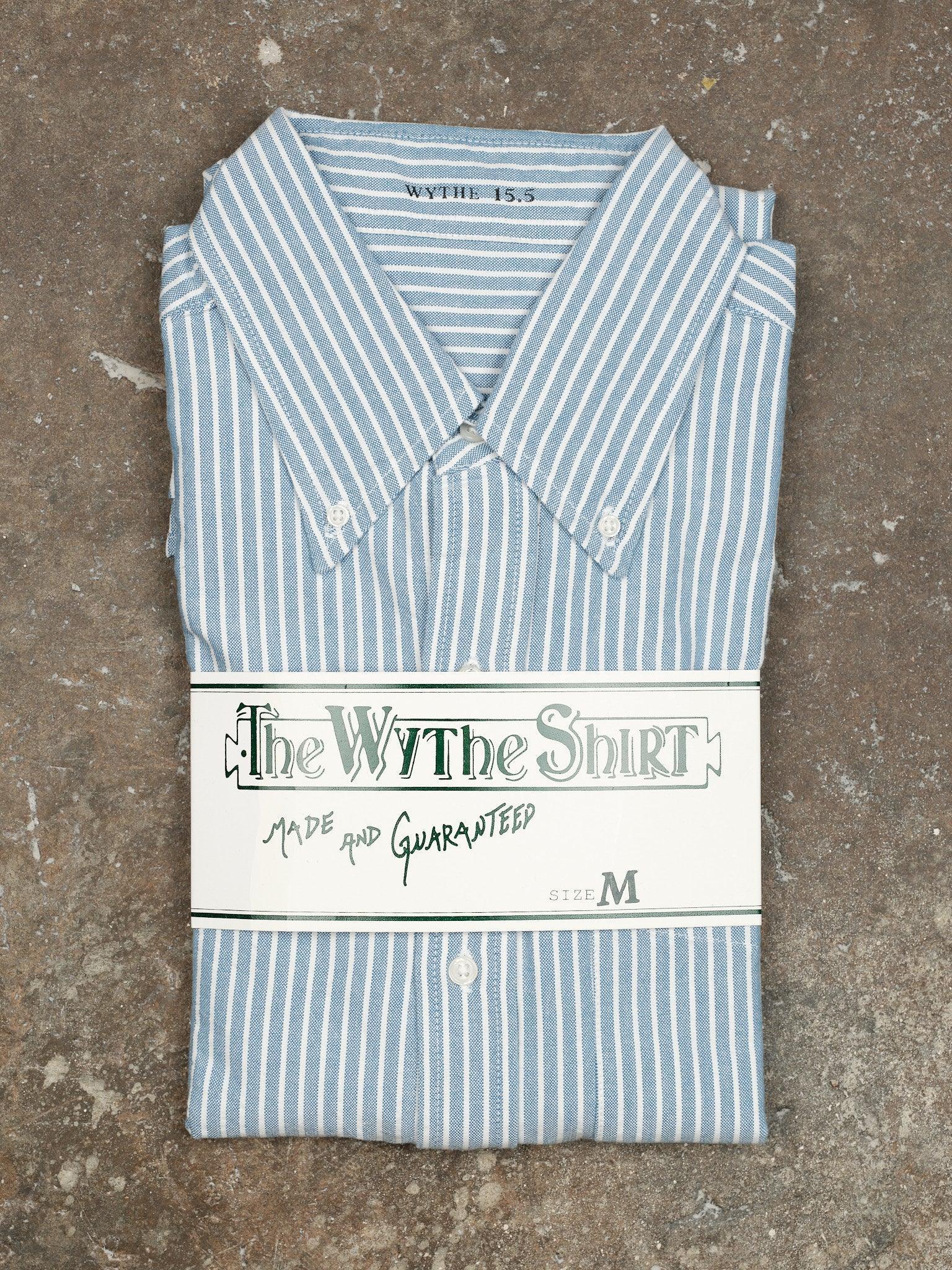 Oxford Cloth Button Down - Blue Stripe - Guilty Party
