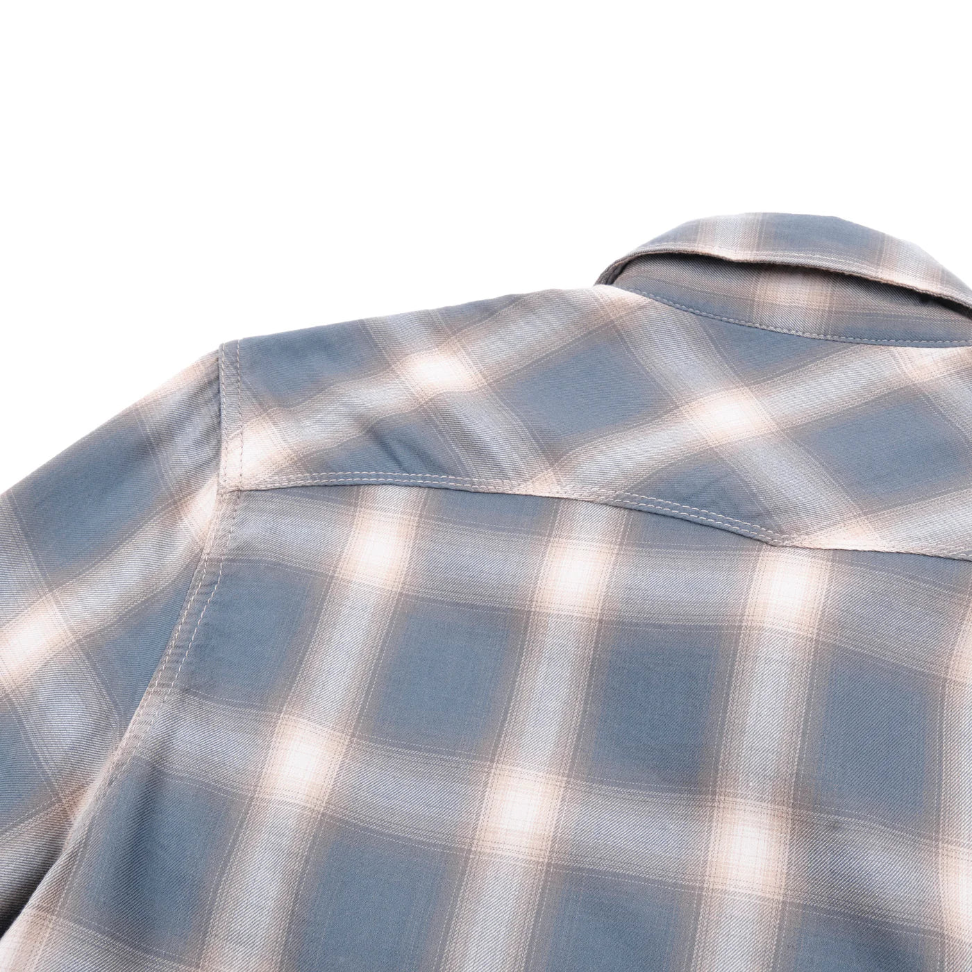 Freenote Cloth Bodie Shirt - Clear Blue Plaid