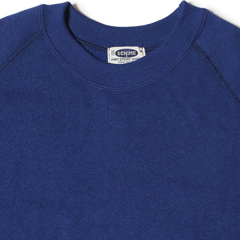 Denime Lot 261 - Four Needle Raglan Crew Neck Sweatshirt - Blue