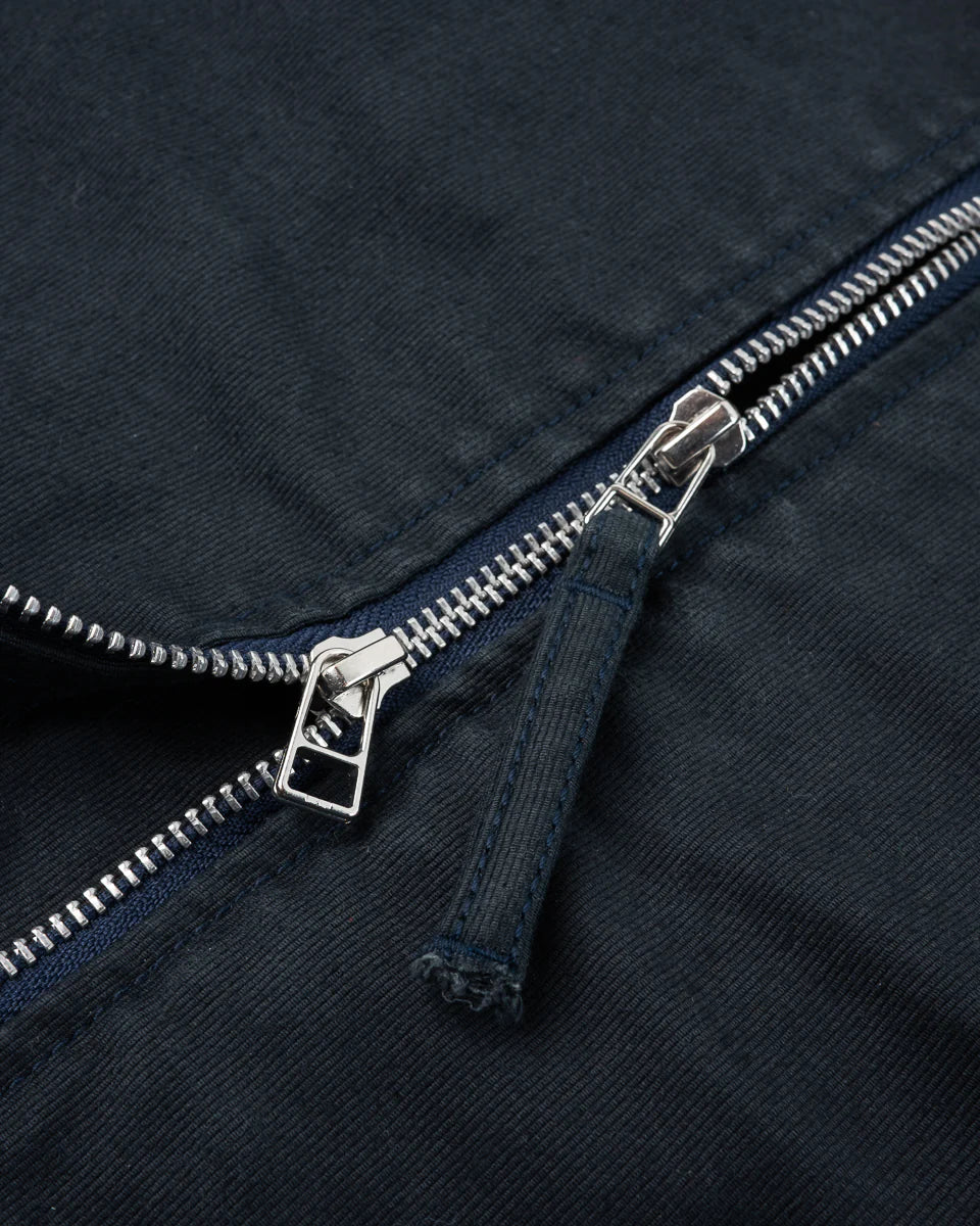 Iron Heart IHM-47-NAV 12oz Whipcord Tanker Jacket - Navy