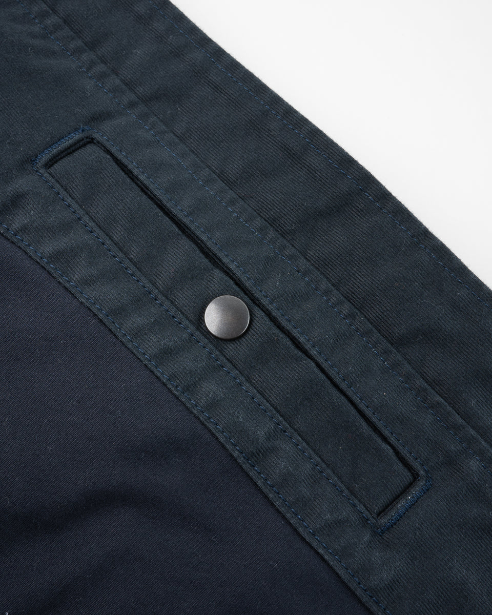 Iron Heart IHM-47-NAV 12oz Whipcord Tanker Jacket - Navy