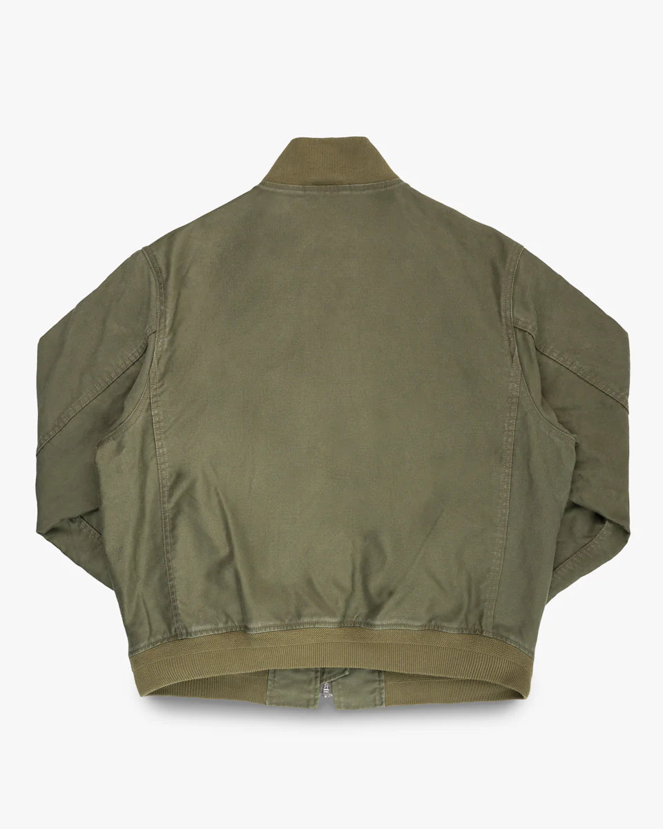 Iron Heart IHM-47-ODG 12oz Whipcord Tanker Jacket - Olive Drab Green