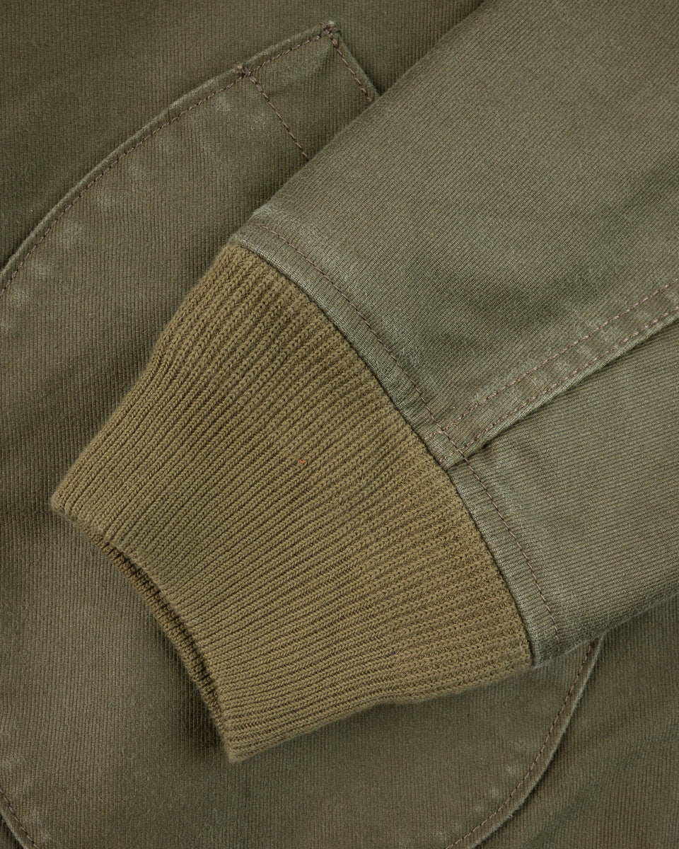 Iron Heart IHM-47-ODG 12oz Whipcord Tanker Jacket - Olive Drab Green