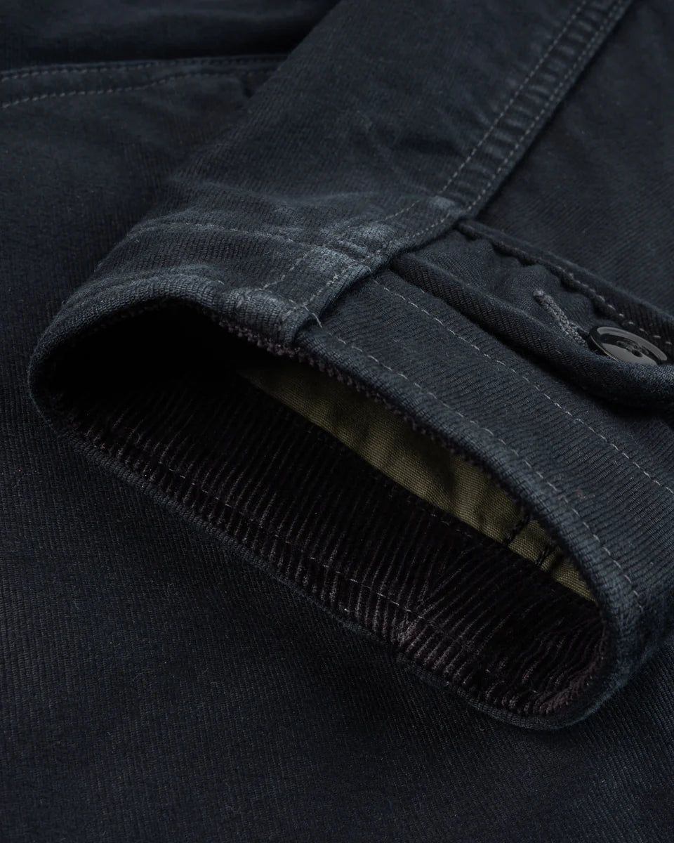 Iron Heart IHM-48-BLK 12oz Whipcord Lightweight N1 Deck Jacket - Black