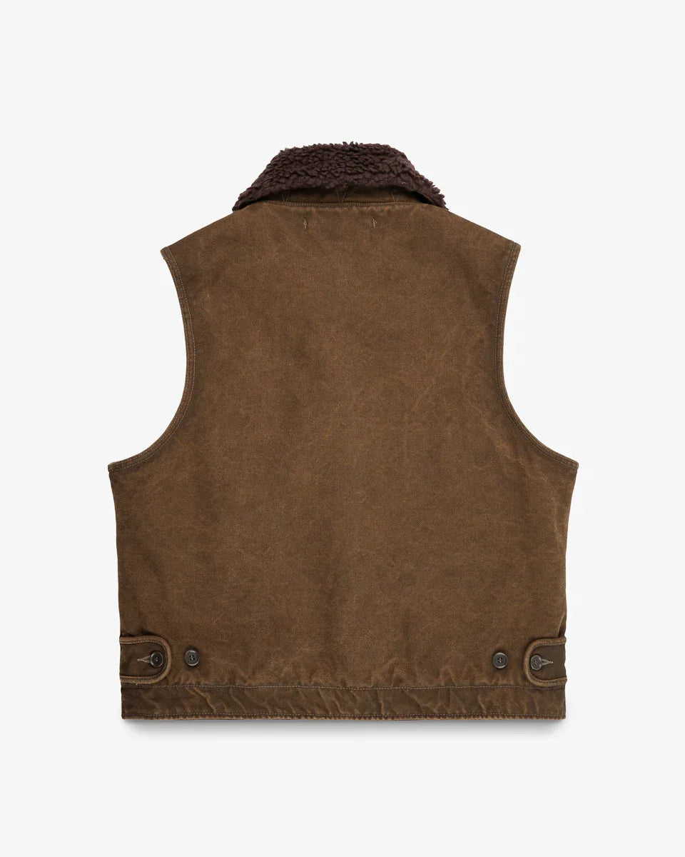 Iron Heart IHV-51-BRN 12oz Duck N1 Deck Vest - Brown – Guilty Party Iron Heart IHV-51-BRN 12oz Duck N1 Deck Vest - Brown – Guilty Party