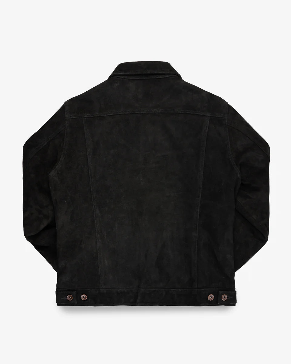 Iron Heart IHJ-155-BLK Horsehide Suede Modified Type III Jacket - Black