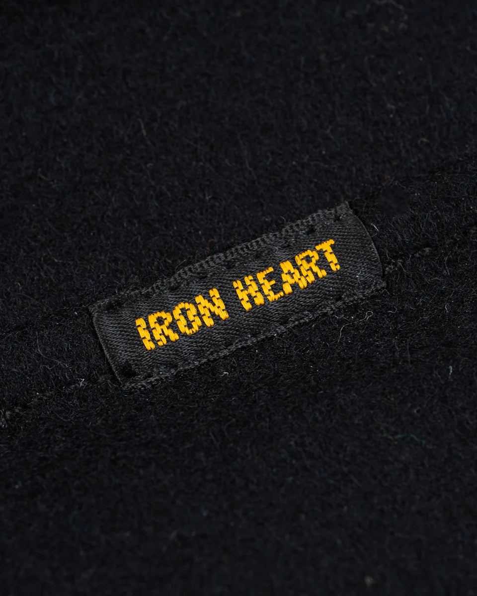 Iron Heart IHM-49-BLK 21oz Melton Wool M65 Field Jacket - Black