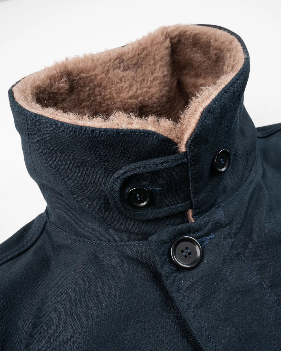 Iron Heart IHM-35-NAV Whipcord N1 Deck Jacket - Navy