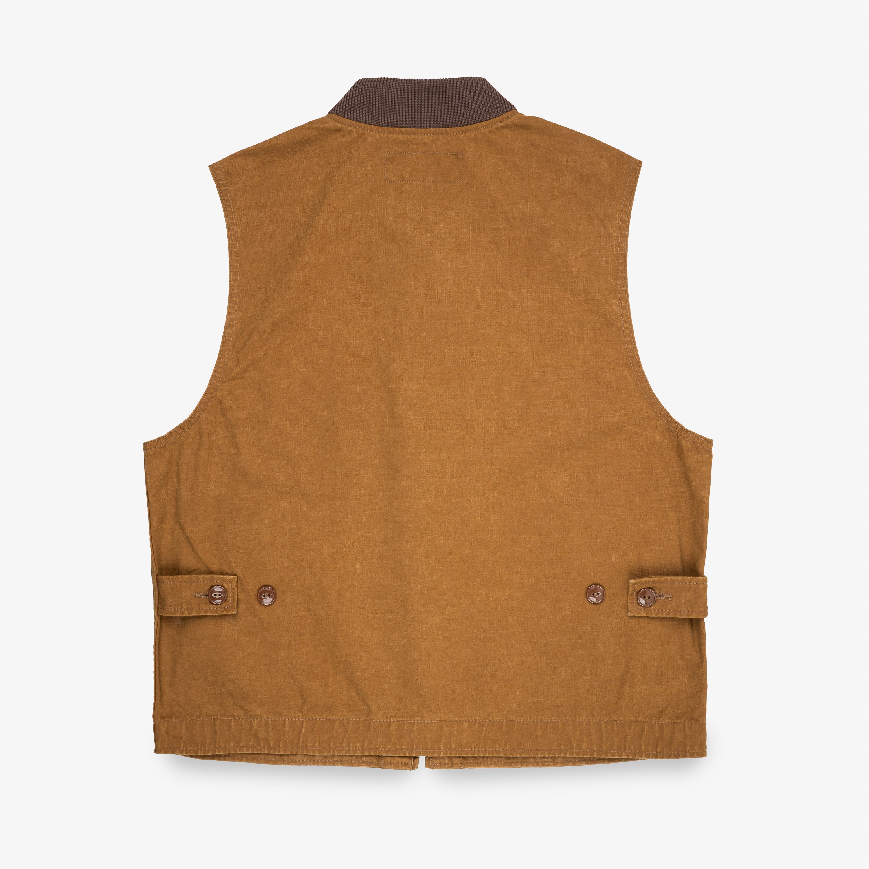 Iron Heart IHV-49-BRN 9oz Canvas Work Vest - Brown