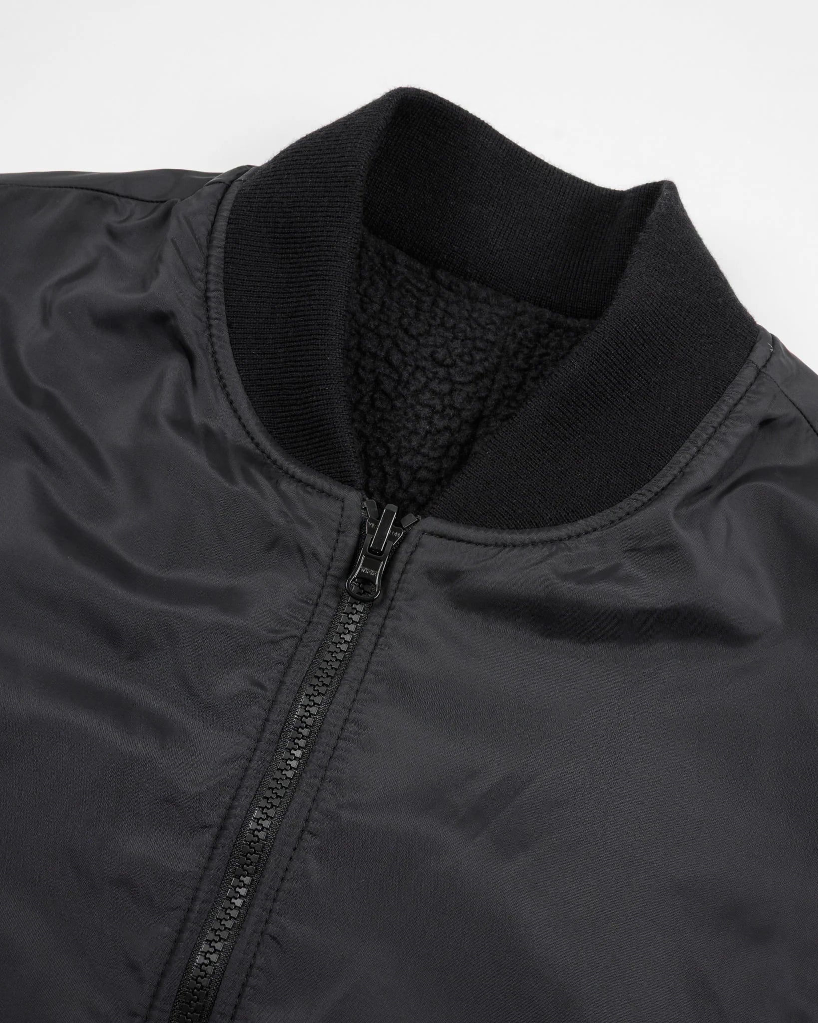 Iron Heart IHJ-157-BLK Reversible Fleece Jacket - Black
