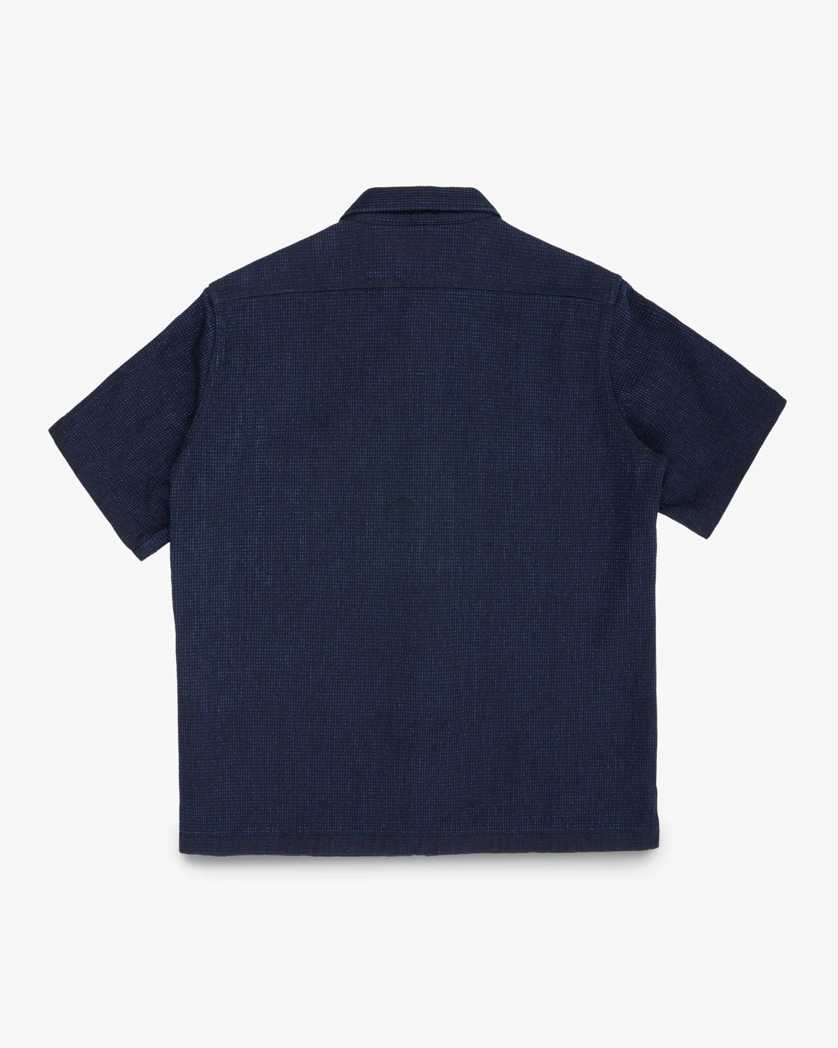 Iron Heart IHSH-445-IND 10oz Dobby Cloth Short Sleeve Mechanic Shirt - Indigo
