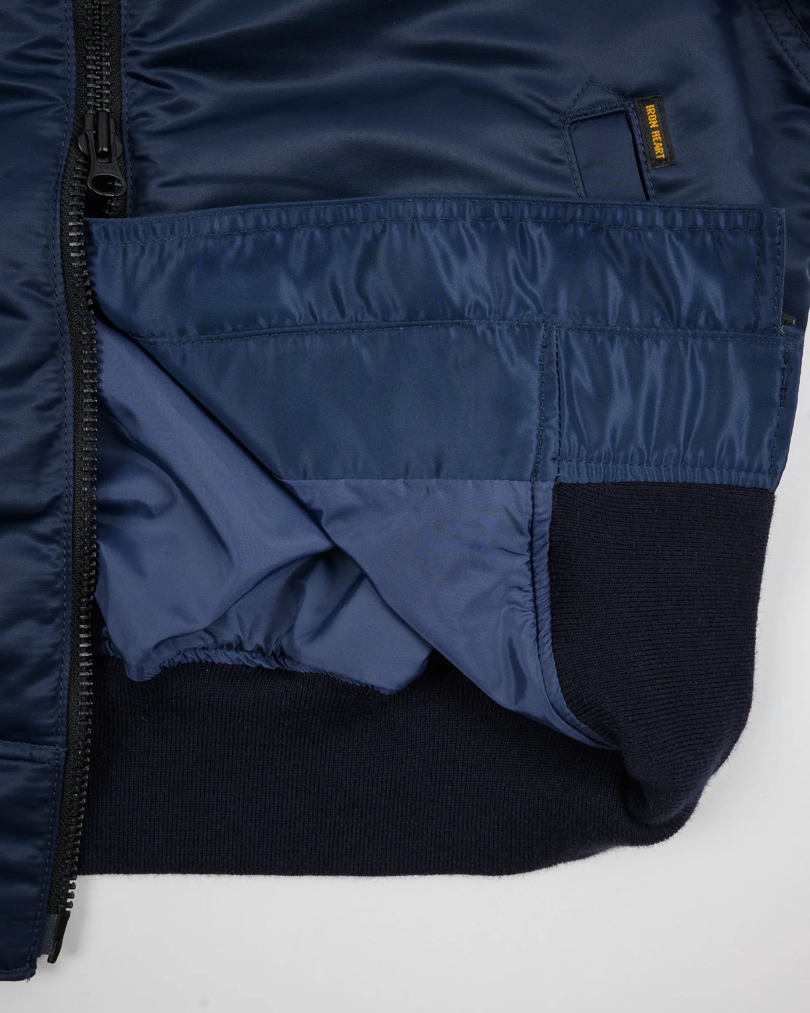 Iron Heart IHM-50-NAV 4.8oz Nylon Type L-2B Jacket - Navy